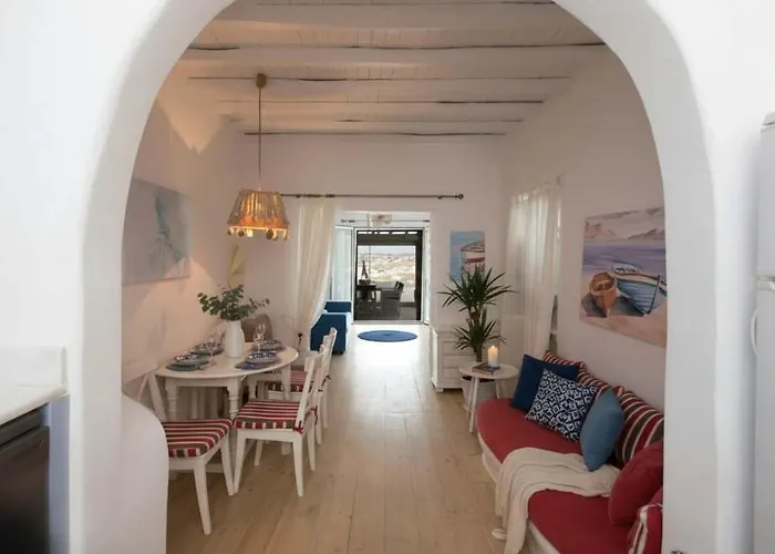 בית נופש Chic In Kanalia W Panoramic Ocean Views אורנוס