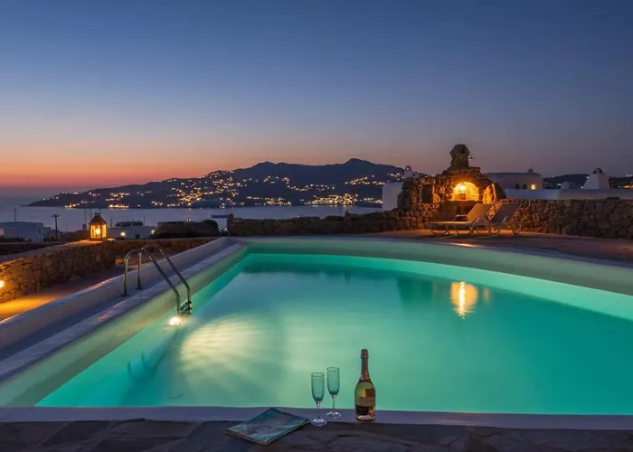 Chic In Kanalia W Panoramic Ocean Views Ornos (Mykonos)