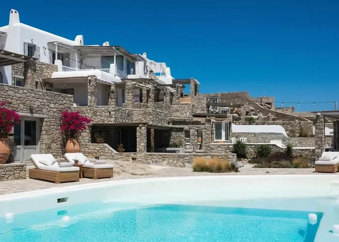 Chic In Kanalia W Panoramic Ocean Views * Ornos (Mykonos)