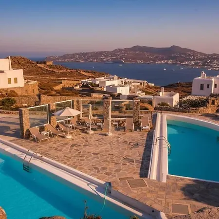 Chic In Kanalia W Panoramic Ocean Views Ornos (Mykonos)