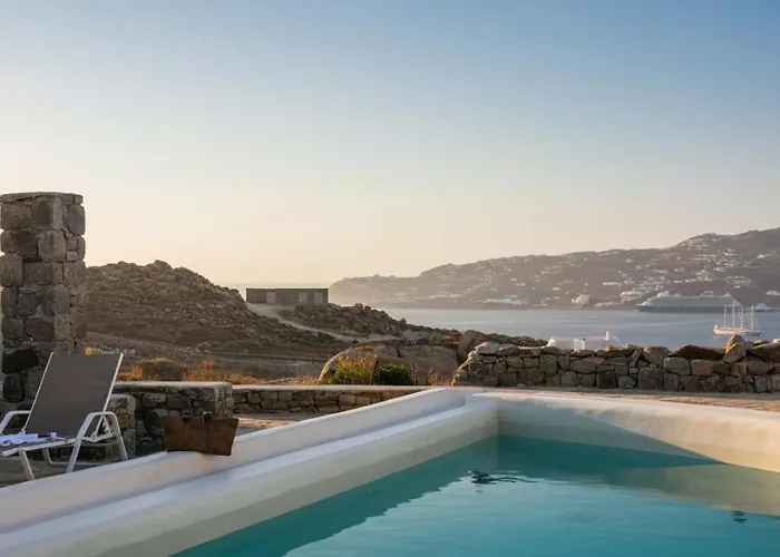 Chic In Kanalia W Panoramic Ocean Views Ornos (Mykonos)